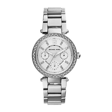 michael kors ladies parker silver tone watch mk5615|Michael Kors Original MK5615 Women's Parker Silver.